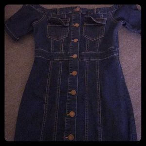 Denim dress